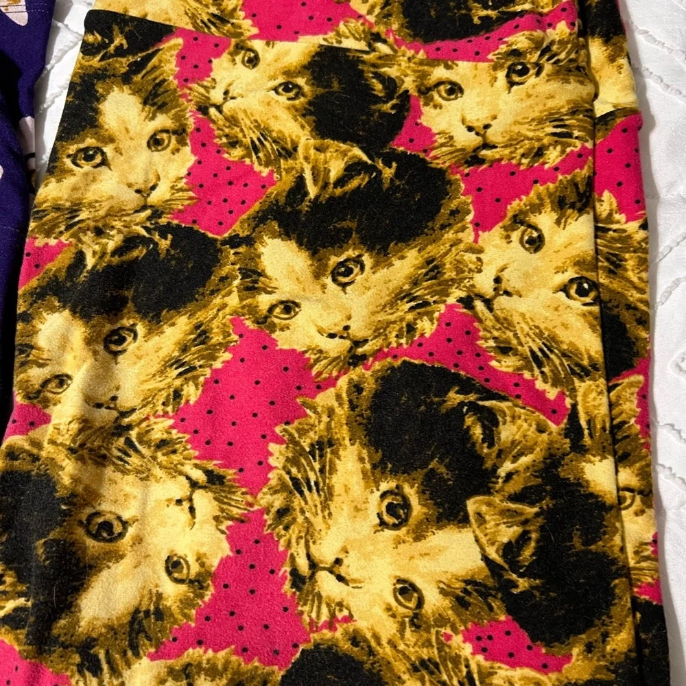TC Leggings - Cats! - lot of 6 - Picture 2 of 7